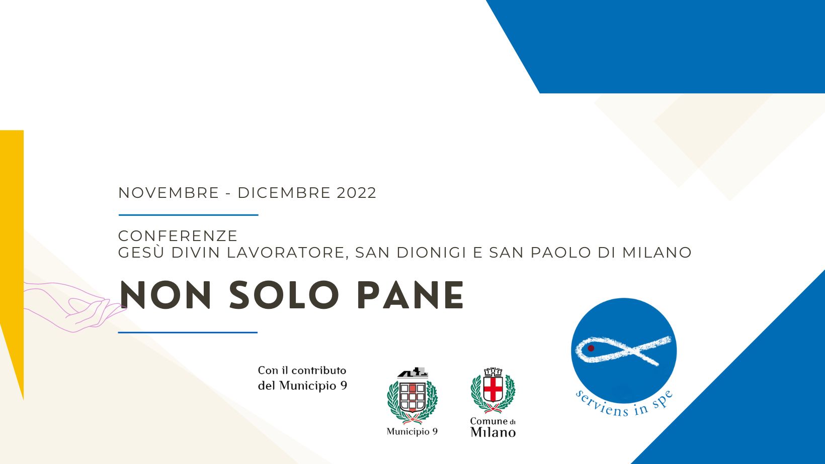 Non solo pane: per essere +vicini alle persone e famiglie in difficoltà